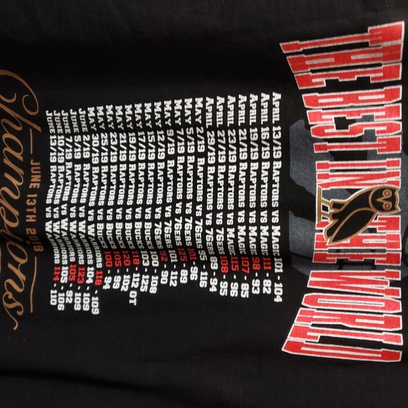 October's Very Own Toronto Raptors Championship T - Picture 3 of 6